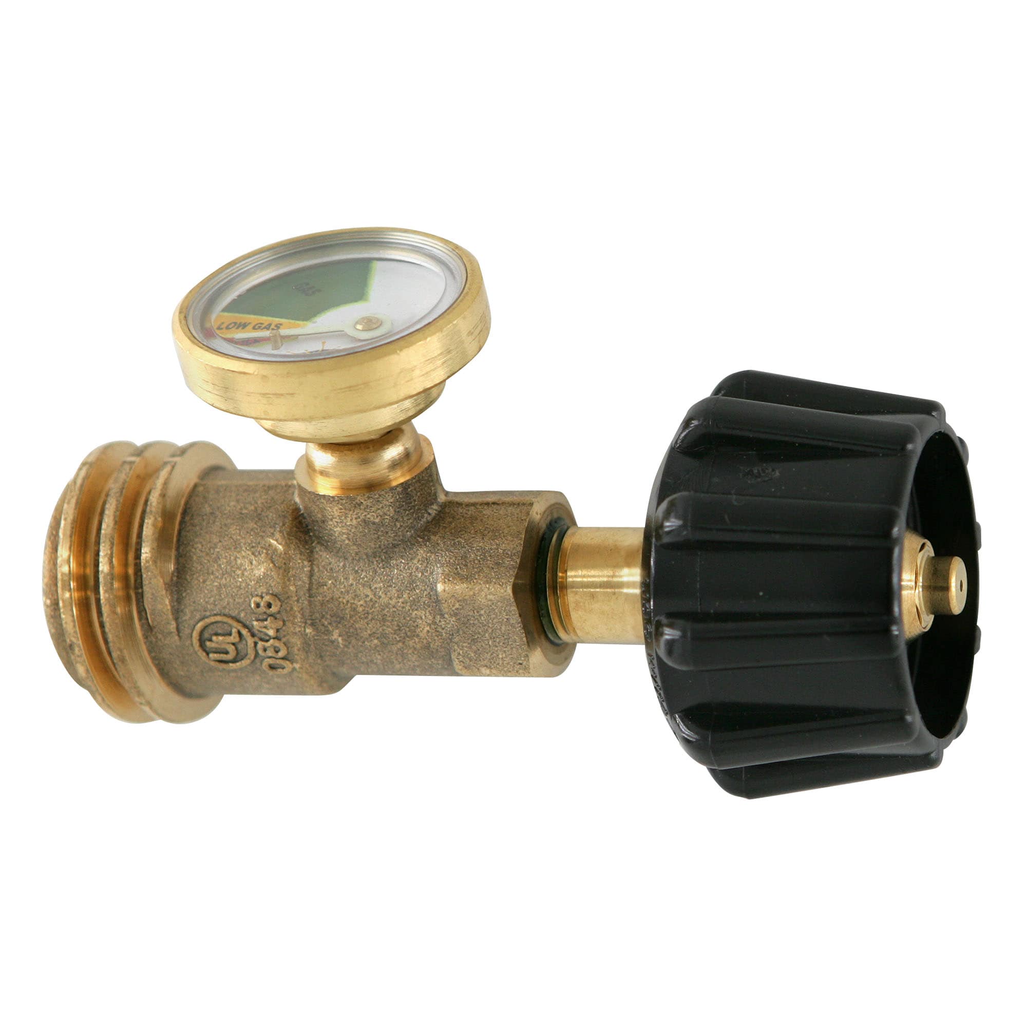 Master Forge 3/8-in Brass Propane fuel level gauge