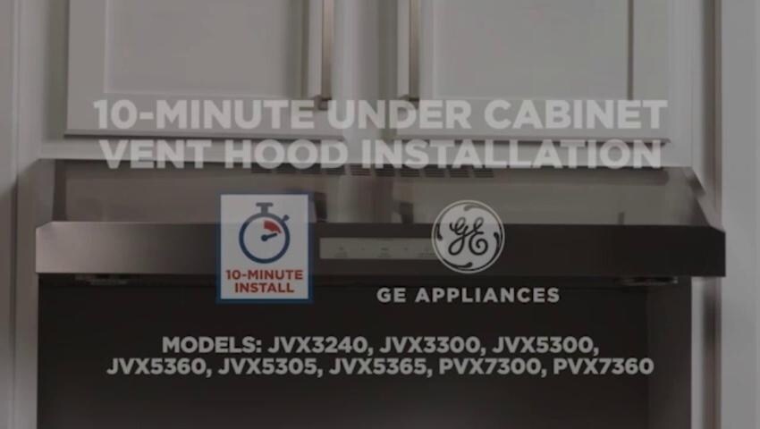 GE 24 in Ducted White Undercabinet Range Hood Common 24 in Actual 23 875 in