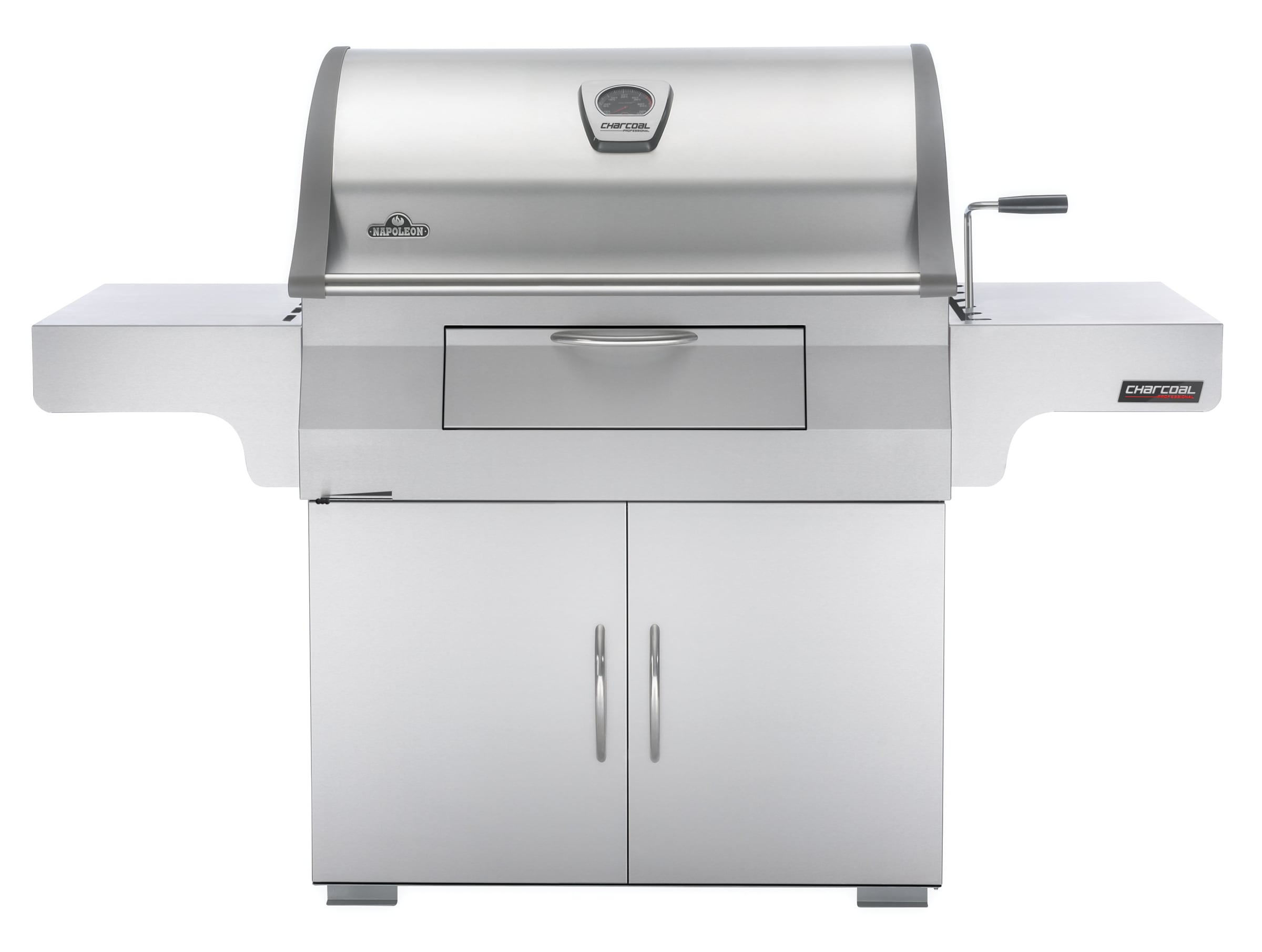 NAPOLEON Professional Series 18-in W Stainless Steel Cart Charcoal Grill