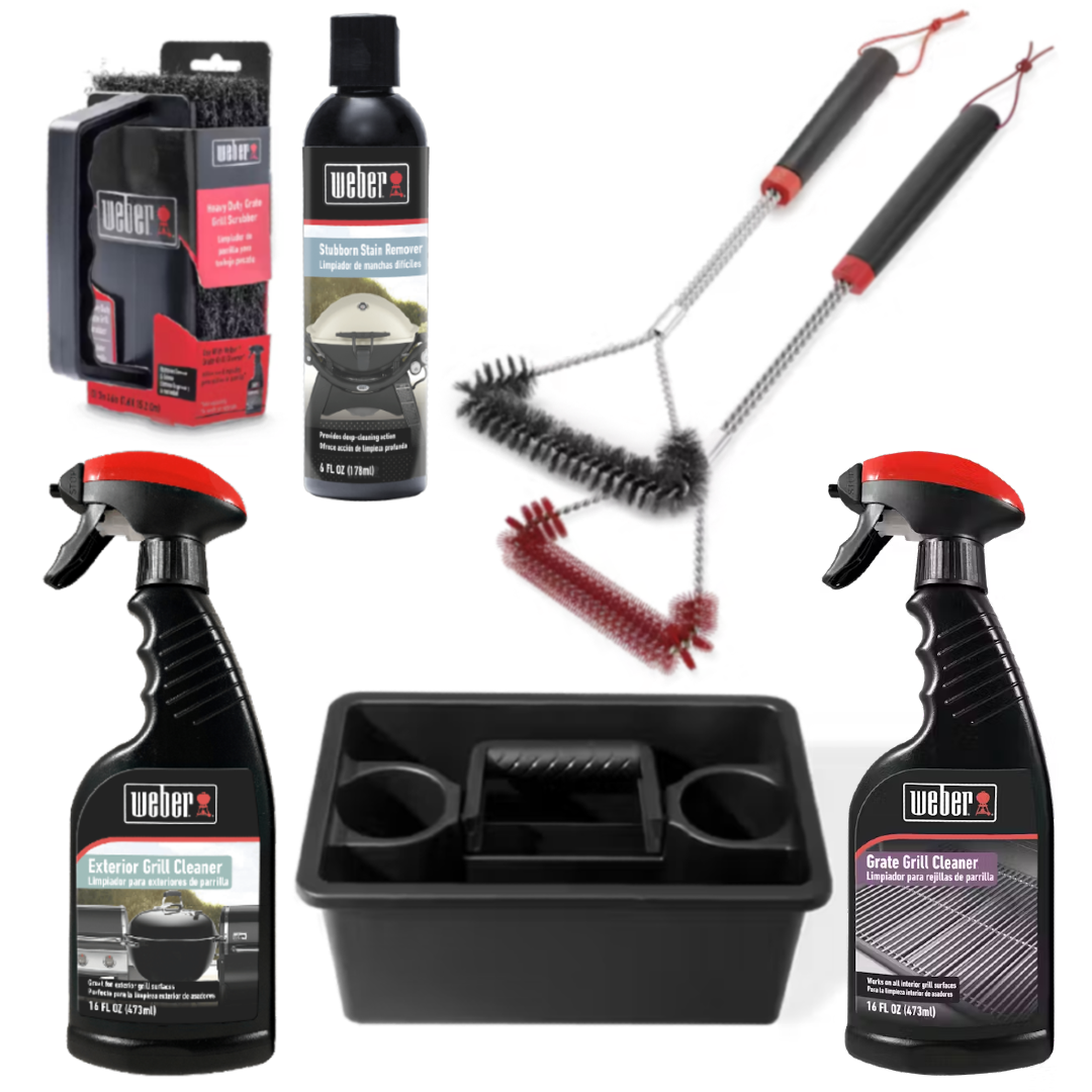 Weber Grill Deep Cleaning Kit & Caddy