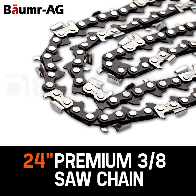 2 X 24" Baumr-AG Chainsaw Chain 24in Bar Replacement Suits 72CC 76CC 82CC Saws