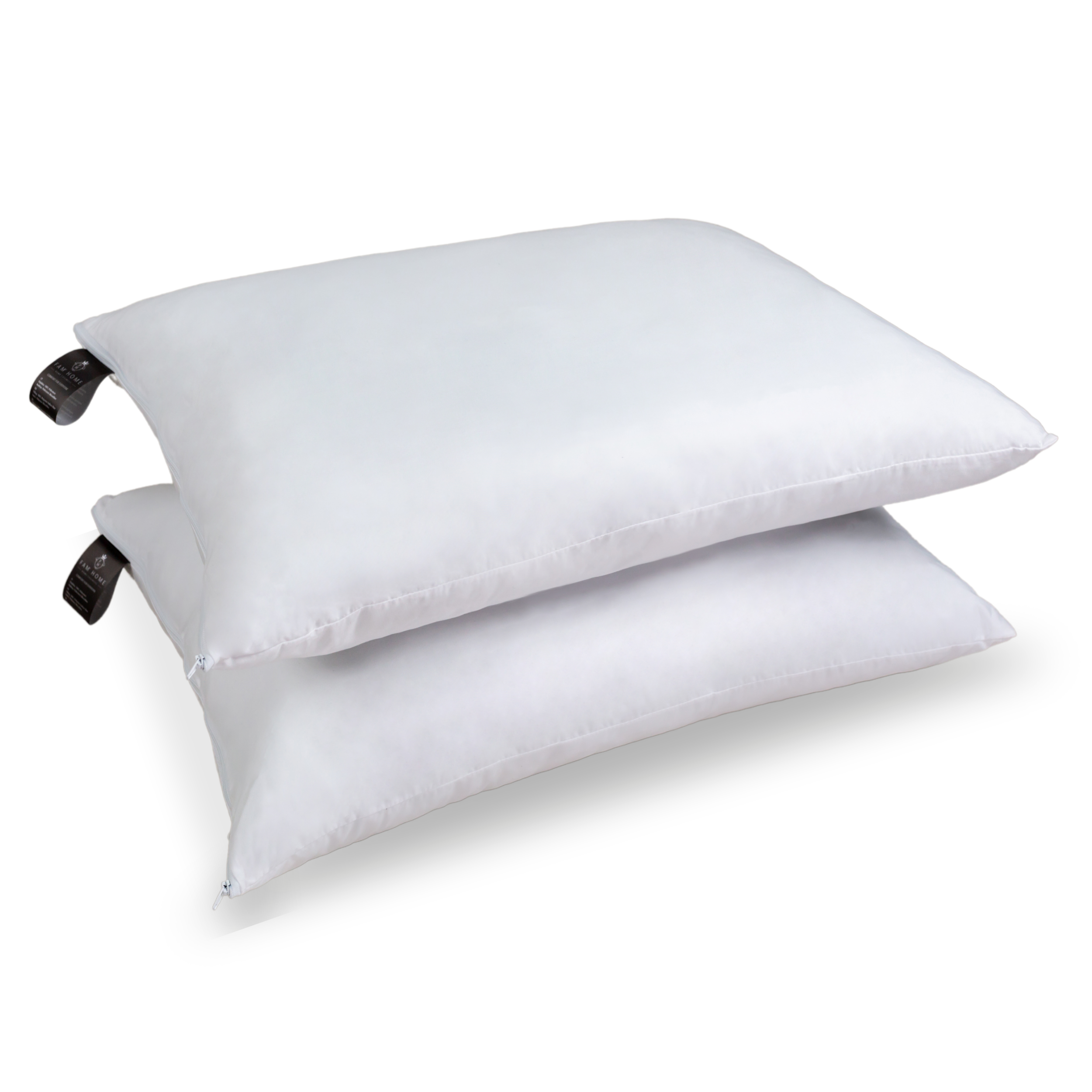 FAM HOME Pillow Set of 2 - All Year Round Microfiber Collection - Standard, 51 x 66