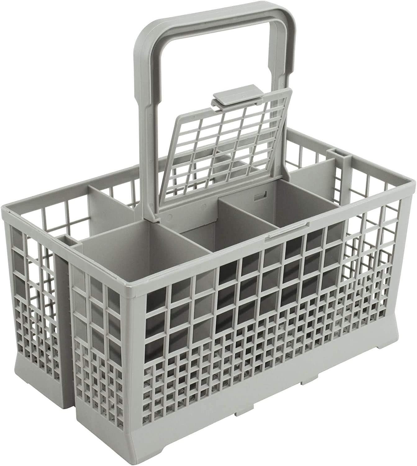 Carla Home Vikus 24 x 14 x 12cm Universal Dishwasher Cutlery Basket - Grey