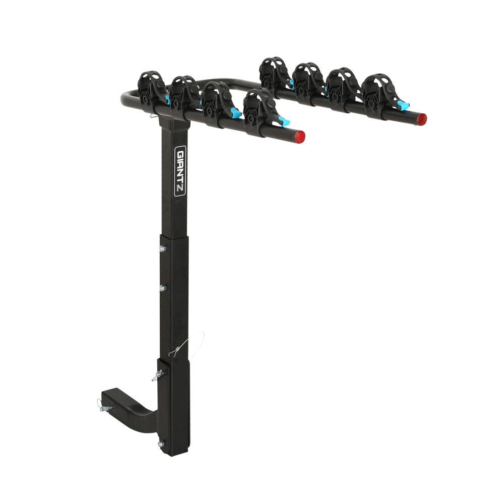 Bike Carrier 4 Bicycle Car Rear Rack Hitch Mount 2" Towbar Foldable Steel