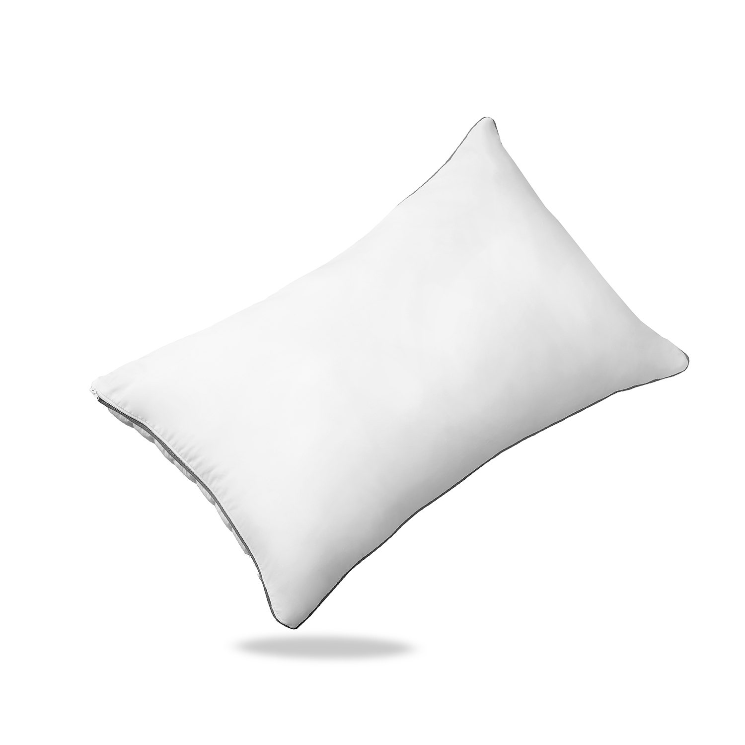 FAM HOME Double Sided Pillow - Cotton Double Comfort Collection - Standard, 51 x 66