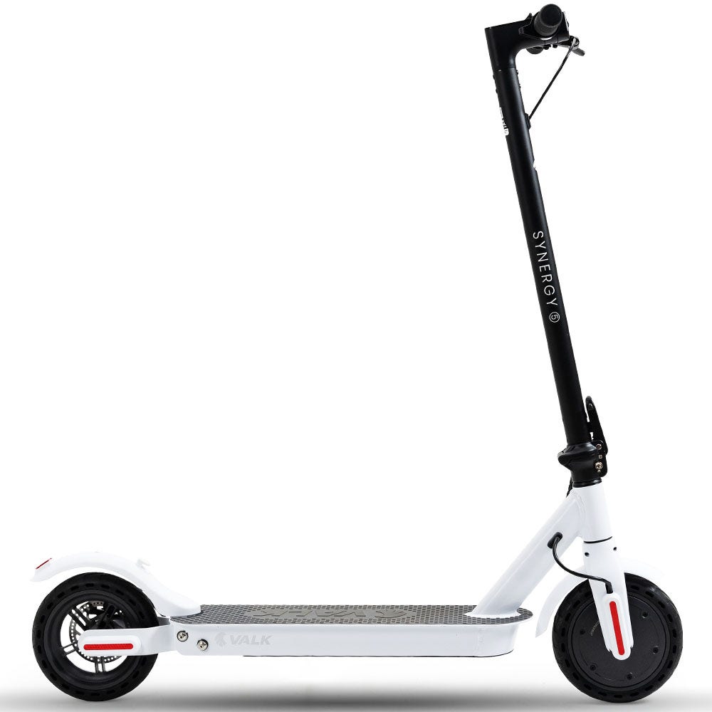 VALK Synergy 5 MkII 400W Electric Scooter, with Suspension, for Adults, White
