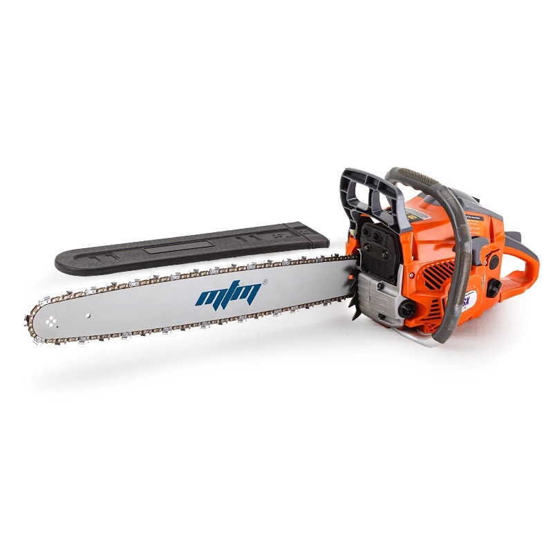MTM Petrol Commercial Chainsaw 22" Bar E-Start Tree Pruning Chain Saw Top Handle