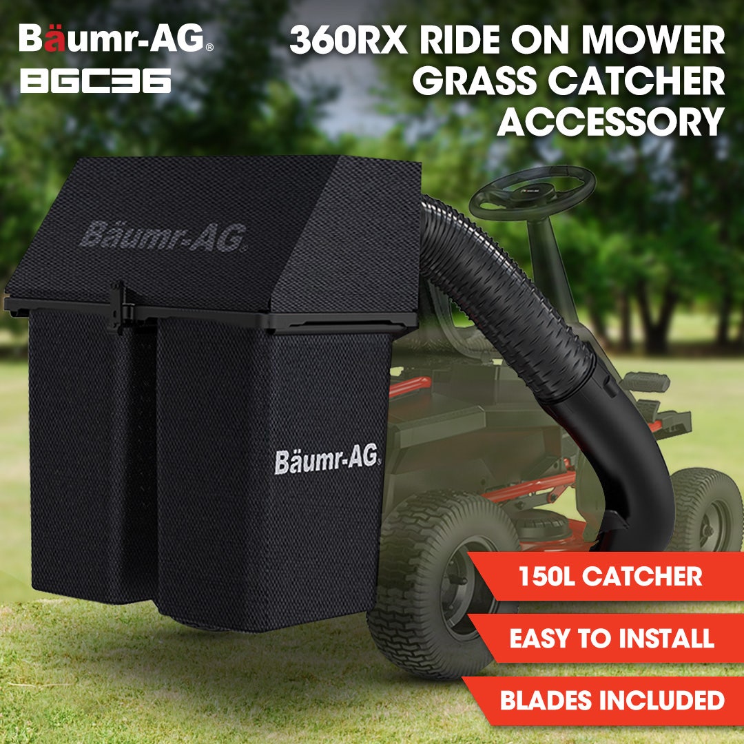 BAUMR-AG 150L Grass Catcher, for 36" 360RX Electric Ride on Lawn Mower