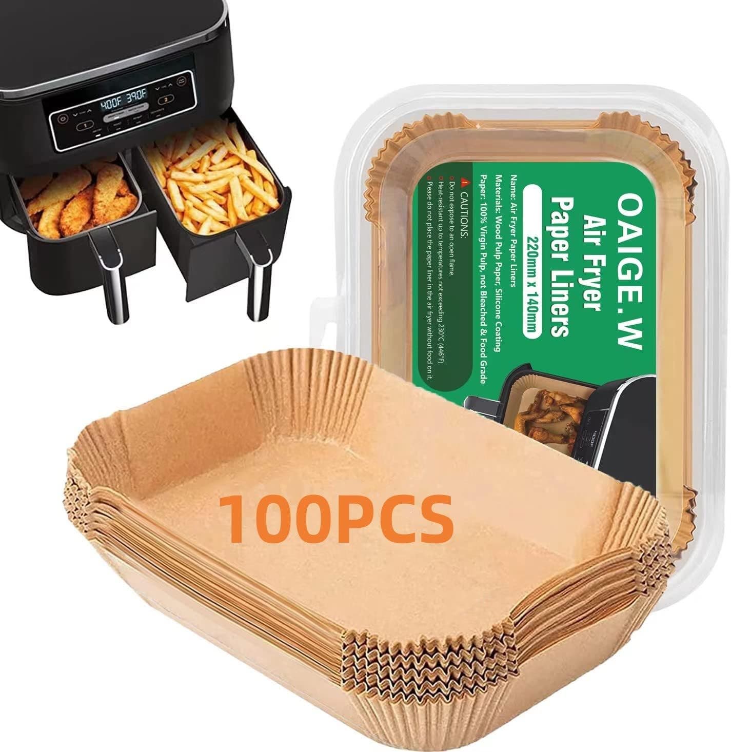 Carla Home Vikus 100Pc Non-Stick 22 x 14cm Ninja, Salter Multi-Brand Compatible Air Fryer Liners