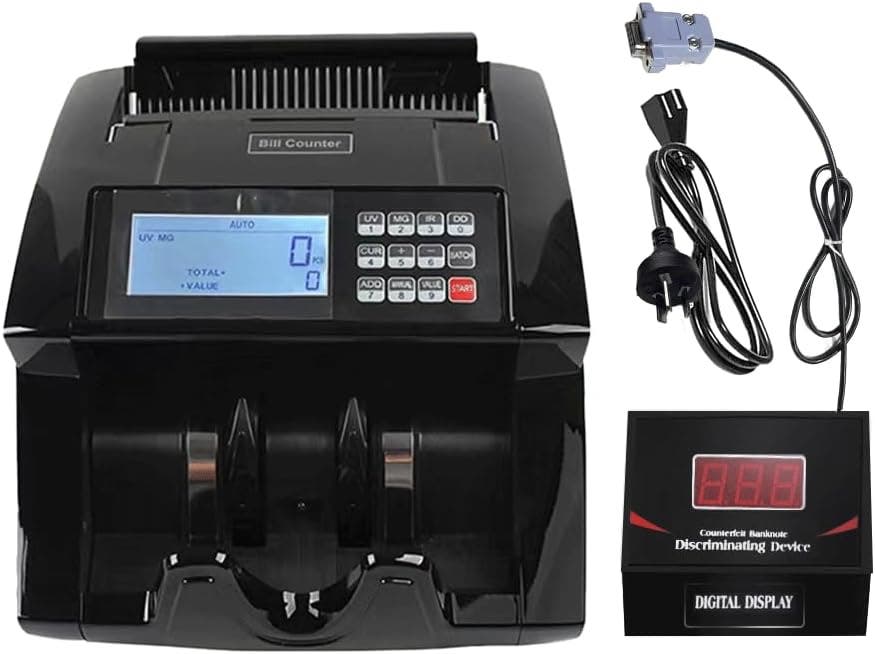 Carla Home Vikus High Speed Counterfeit Detection Australian Banknote Money Counter