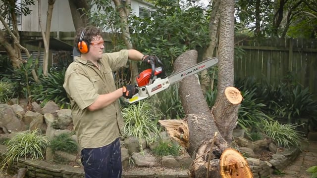 Baumr-AG 62CC Petrol Commercial Chainsaw 20" Bar E-Start Pruning Chain Saw