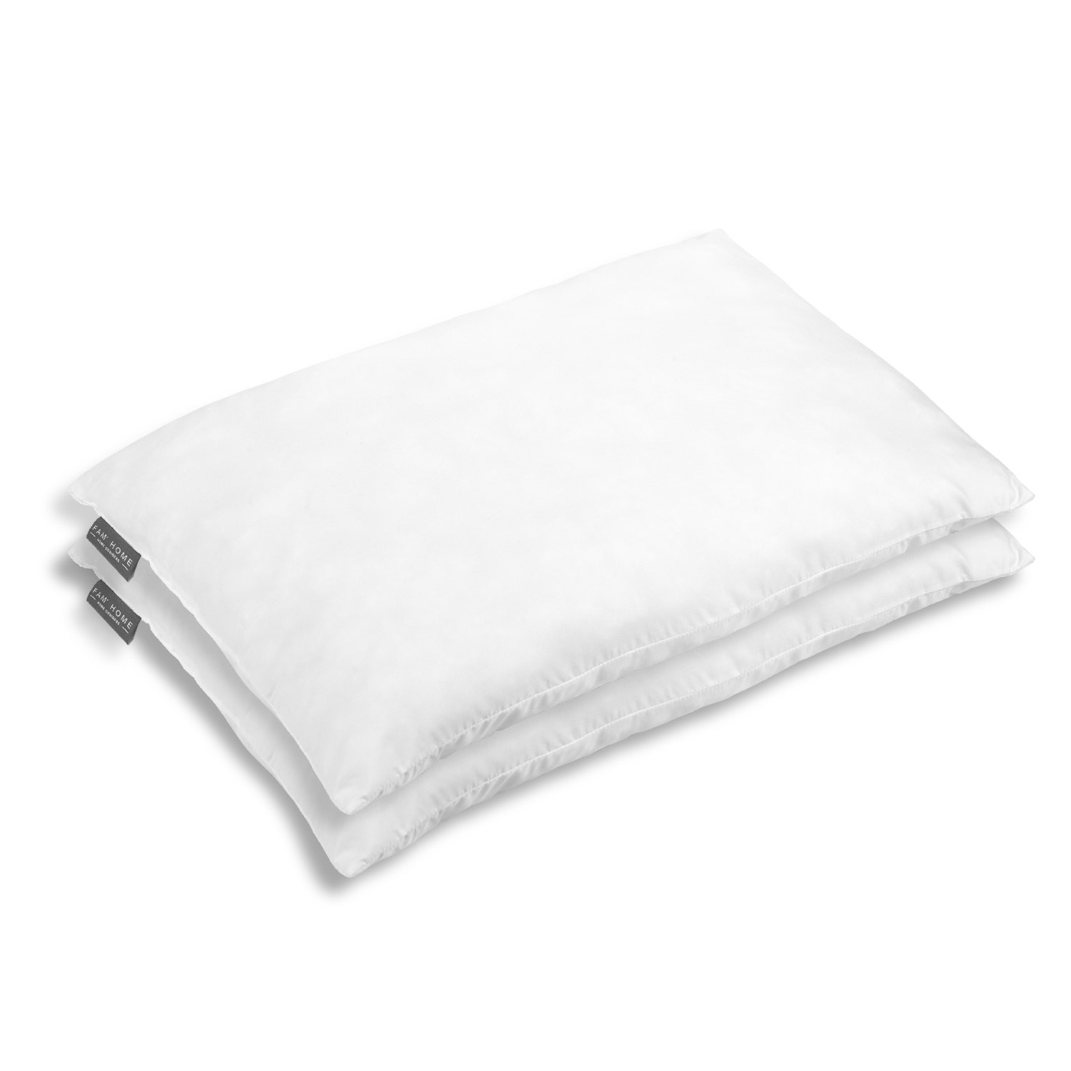 FAM HOME Pillow Set of 2 - Sustainably Green Collection - Standard, 51 x 66