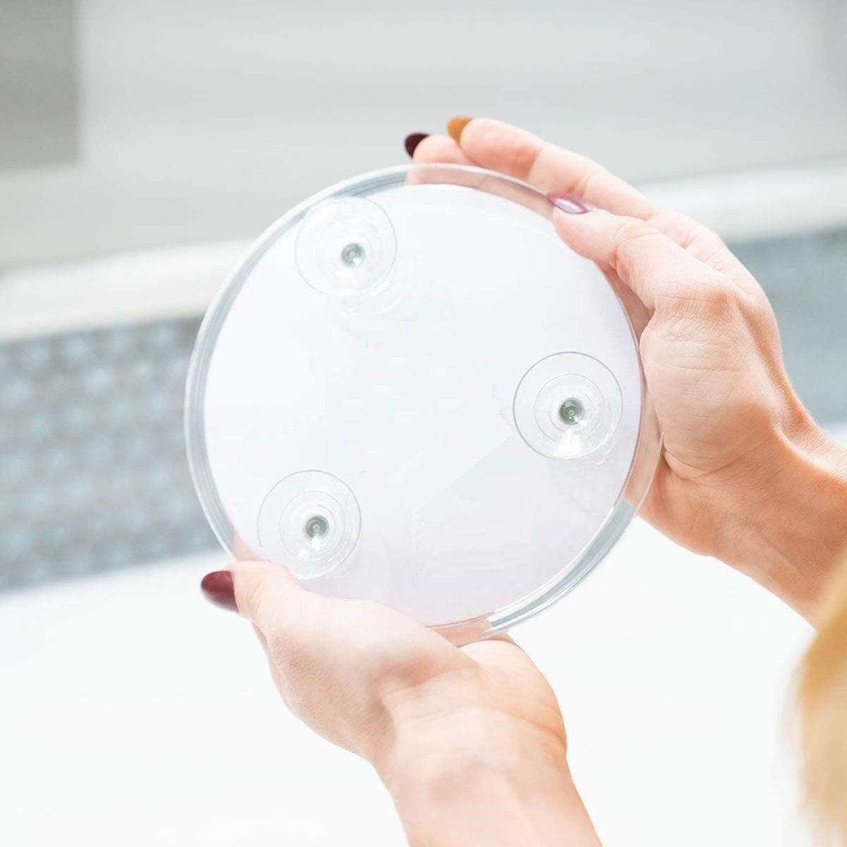 Carla Home Genux Suction Cup Equipped 10x Portable Magnifying Makeup Mirror