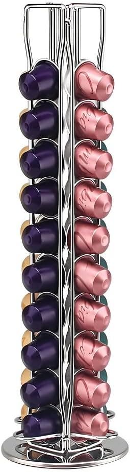 CARLA HOME 40 Pod Nespresso Compatible Coffee Pod Storage Stand - Metal