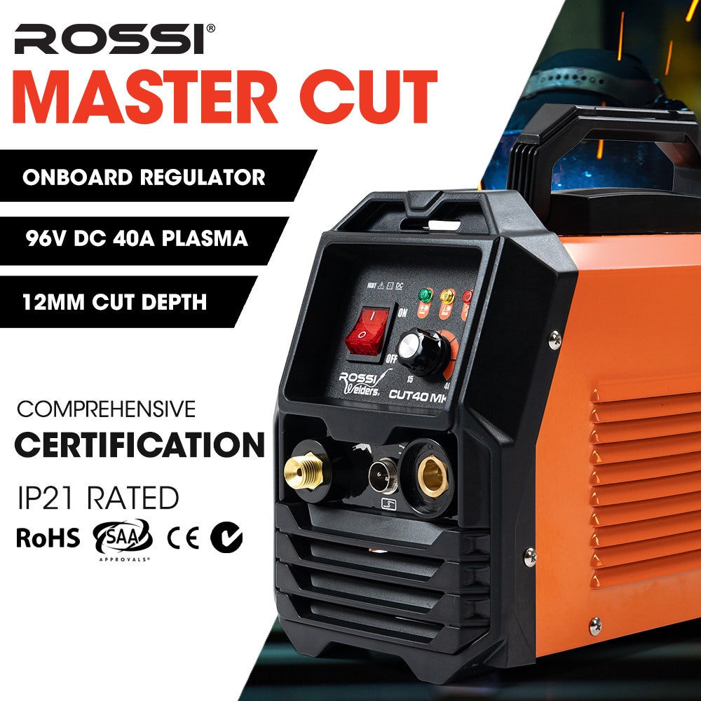 ROSSI 40 Amp Plasma Cutter, Portable Oxy Torch Welder Cutting Machine, 15A Plug