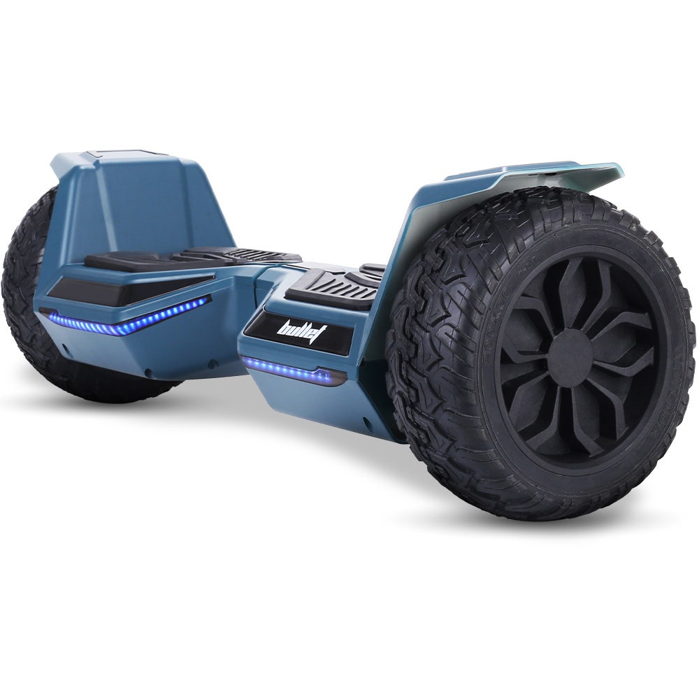 BULLET SX-4500 Hoverboard Scooter, 8.5" Wheels, 700W Brushless, Superior Self Balancing System, UL Certified, LED Lights, Carry Bag, Navy Blue