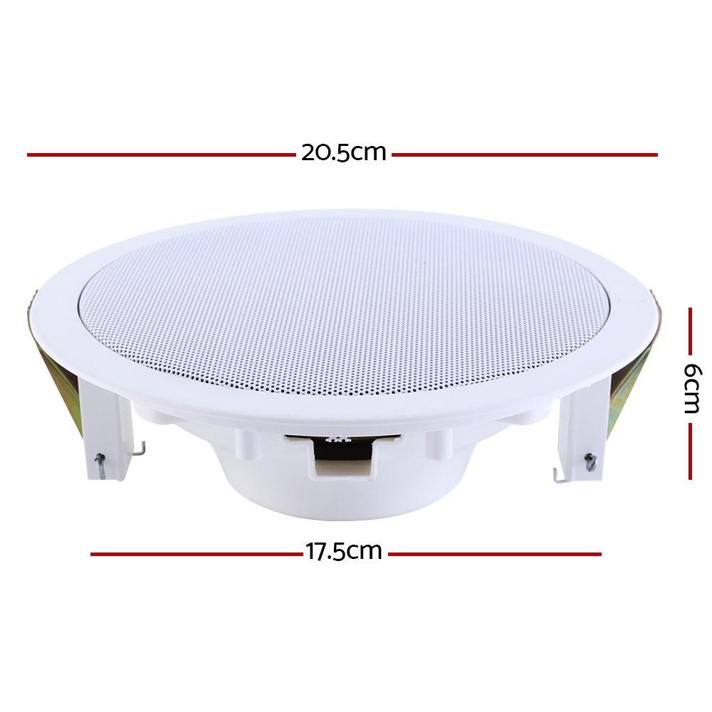 6 Inch Ceiling Speakers In Wall Speaker Home Audio Stereos Tweeter 6pcs