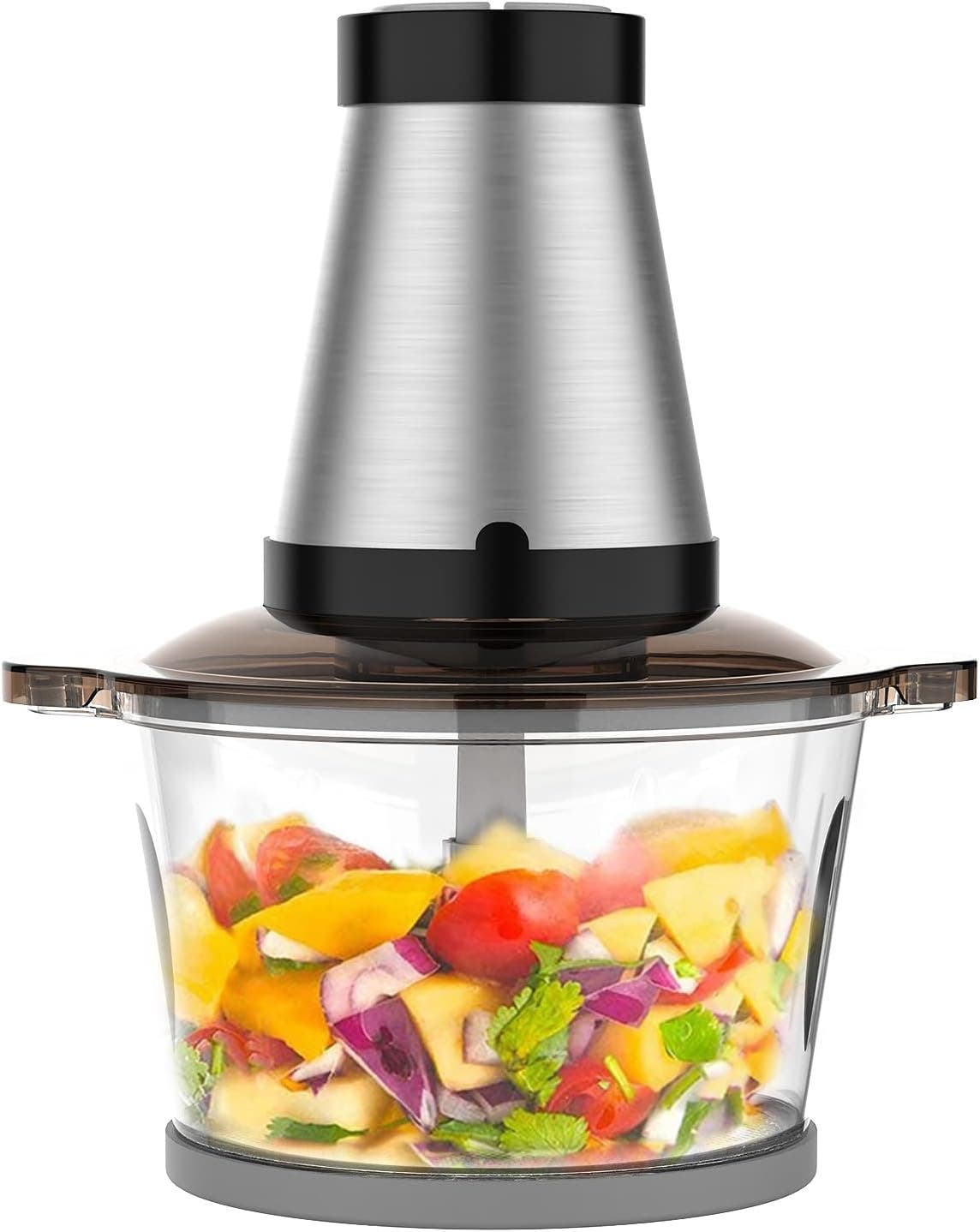 Carla Home Vikus 400W 2L Glass Bowl Chopping Function Electric Food Processor