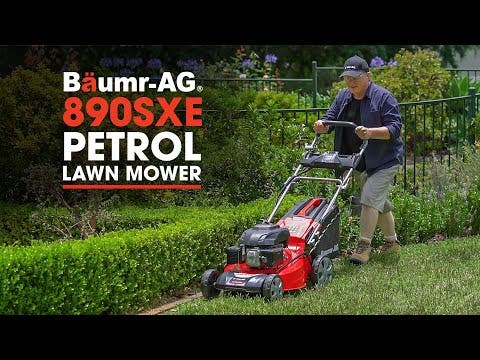 BAUMR-AG 21" 248cc Self-Propelled Push Button Electric Start 4in1 Lawnmower - 890SXe