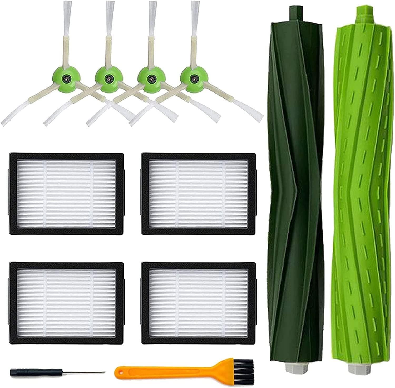 Carla Home Vikus iRobot Roomba J7 E5 E6 E7 i7 i7+ Brush & Filter Replacement Parts Set