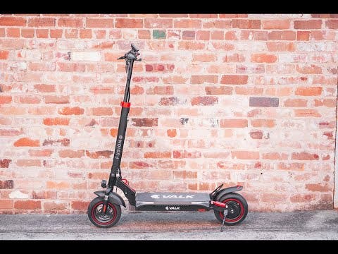 VALK Primal 9 Dual Motor 1600W Extreme Hill Climbing e-Scooter Electric, Black