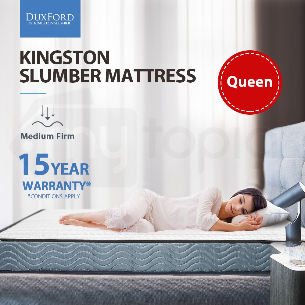 KINGSTON Mattress QUEEN Bed Size Bonnell Spring Bedding Firm Foam Top 16CM