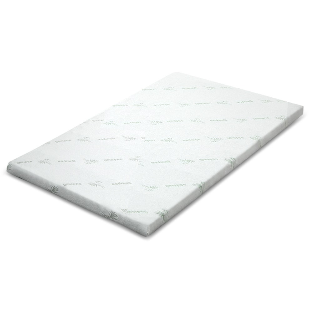 Giselle Bedding Cool Gel Memory Foam Mattress Topper w/ Bamboo Cover 5cm - King