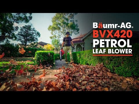 Baumr-AG Petrol Leaf Blower Vacuum 4 Stroke - Vac Garden Commercial Hand Outdoor