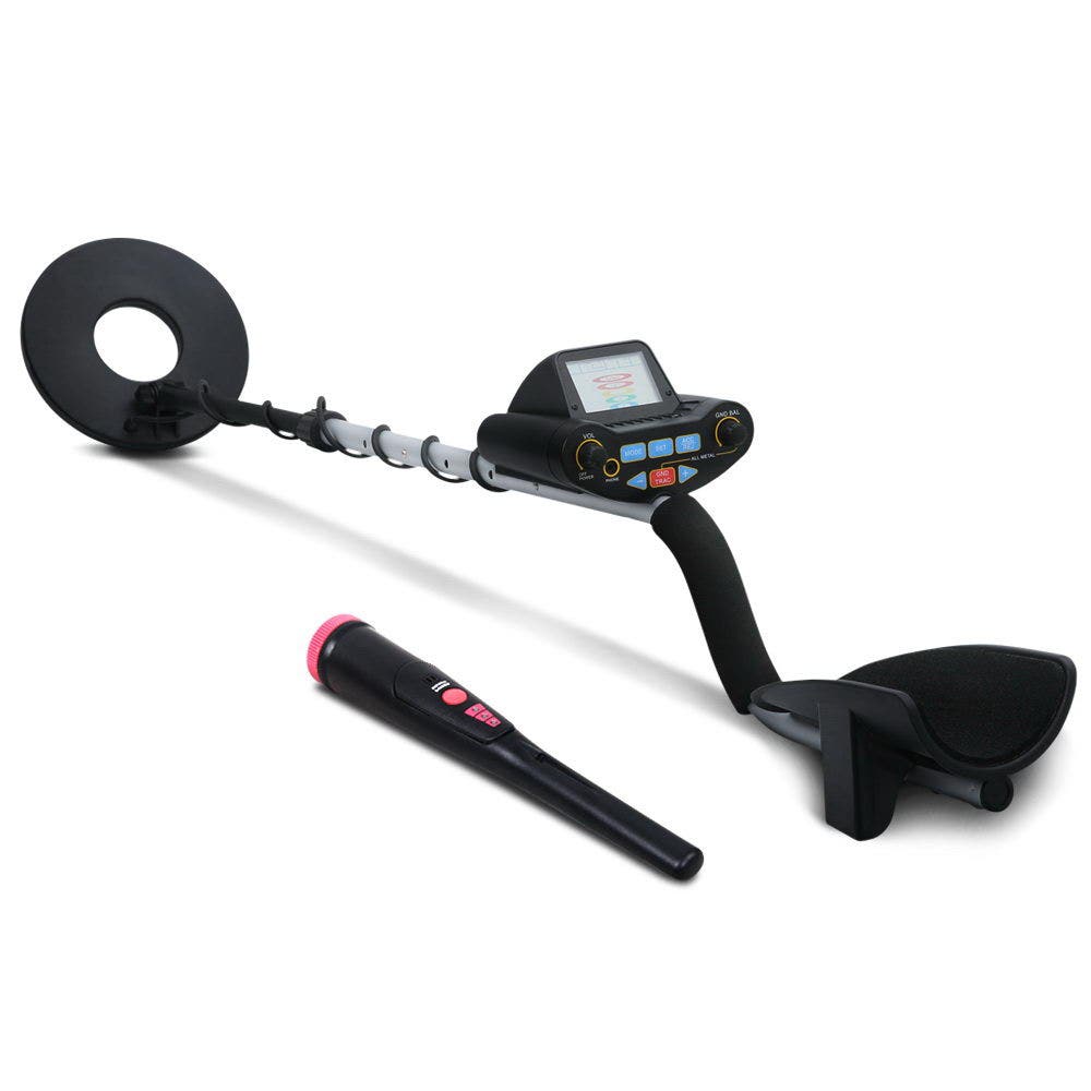 Metal Detector w/ Pinpointer Searching Treasure Gold Digger Hunter 250mm