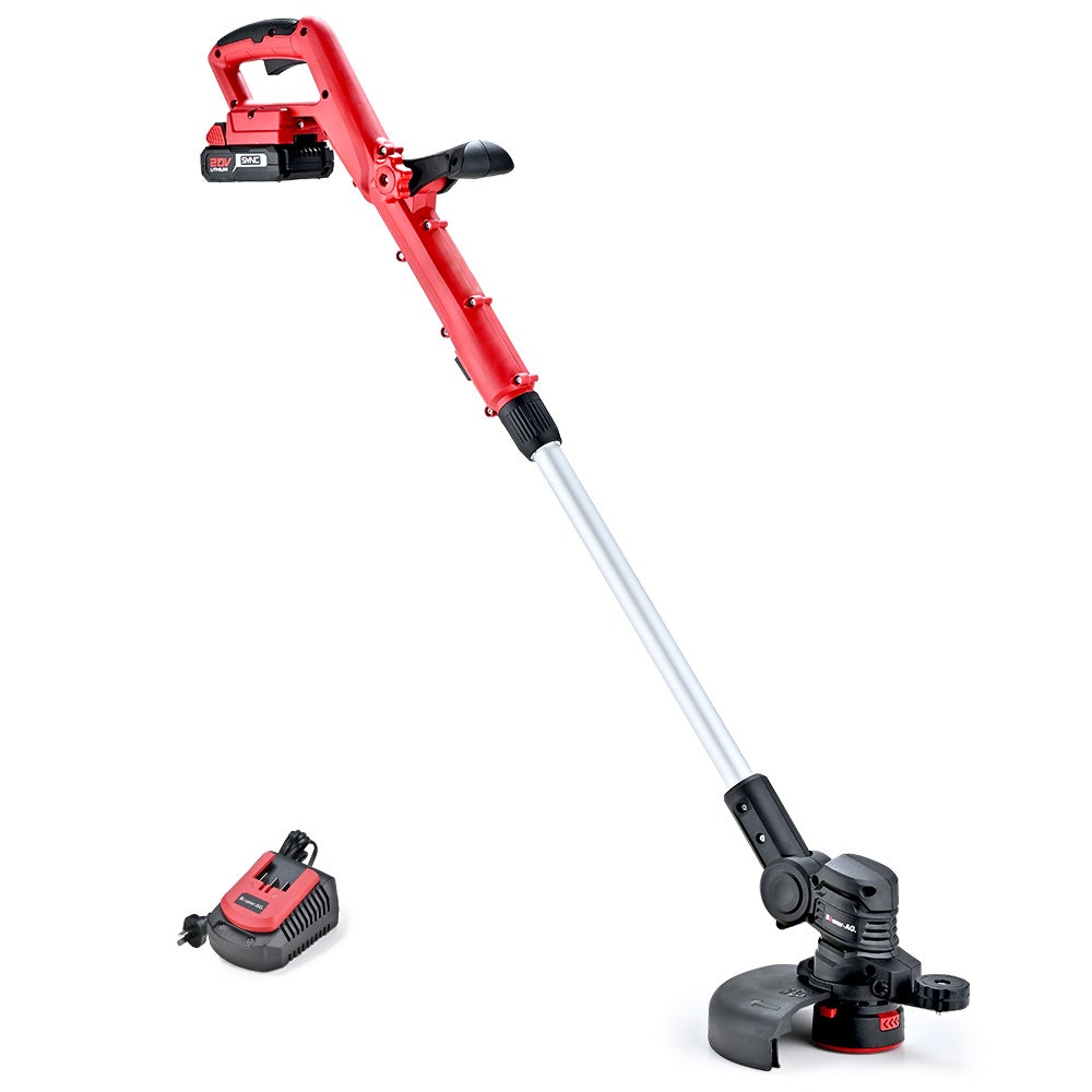 PRE-ORDER BAUMR-AG LN3 20V SYNC Cordless 2in1 Line Trimmer & Lawn Edger, with Battery and Charger Kit, Adjustable head, Guide Wheel
