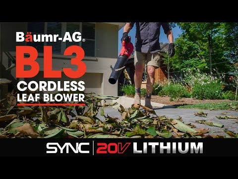 Baumr-AG SYNC Lithium Cordless Leaf Blower Electric Hand-held Garden Tool 20V
