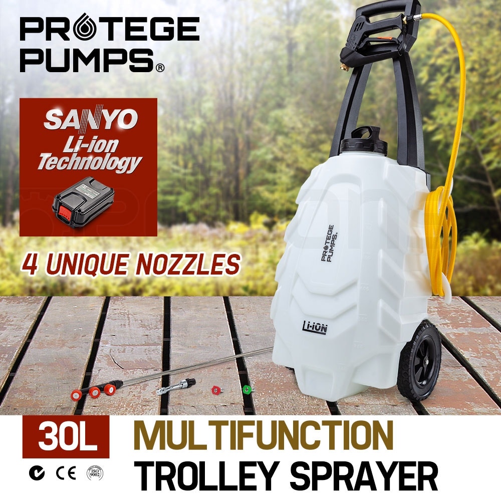 PRE-ORDER PROTEGE 30L Garden Weed Sprayer Multifunction Trolley Fertilizing Watering Farm