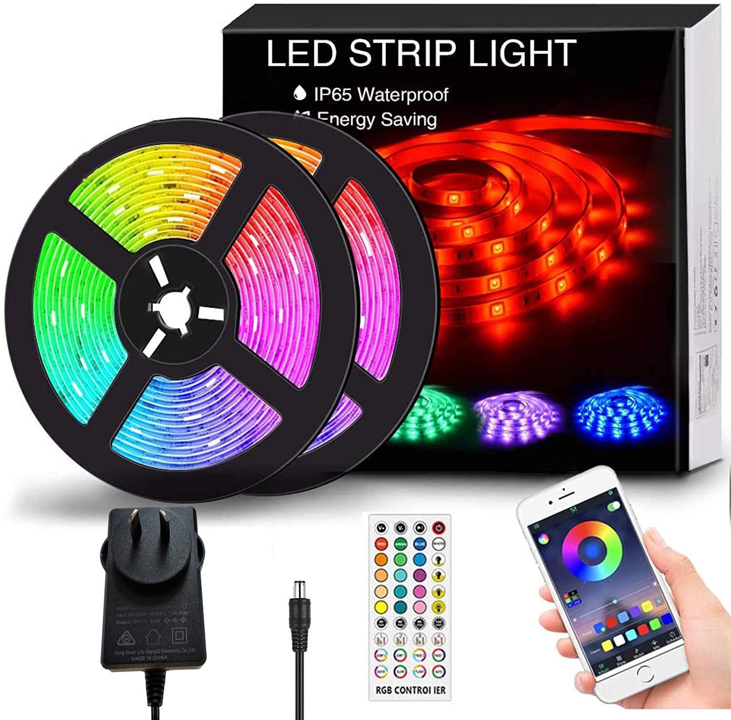 Carla Home Vikus 12M 5050 Light Strip App with Remote Controller Home LED Strip Light Kit