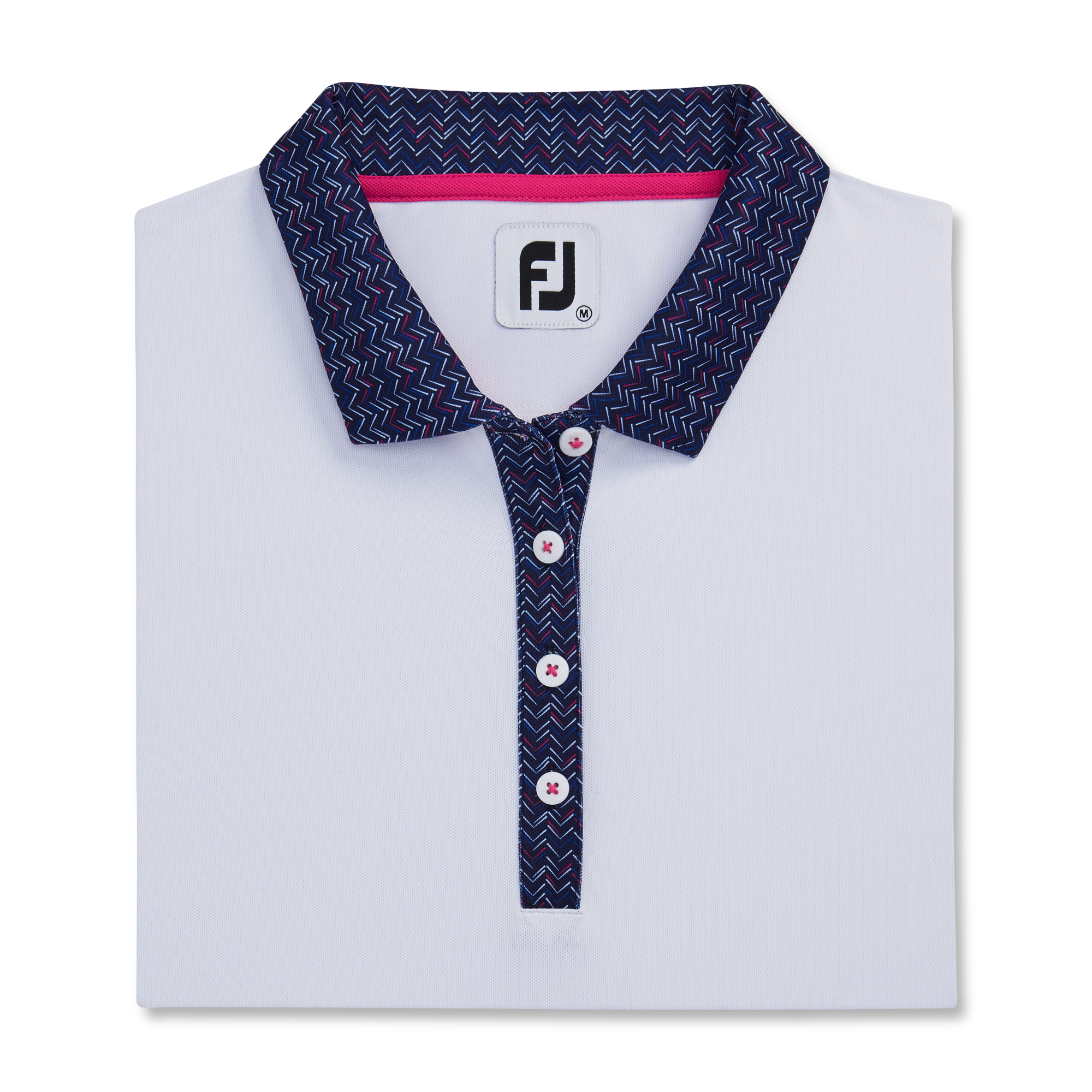 Short Sleeve Print Trim Shirt Women-Previous Season Style