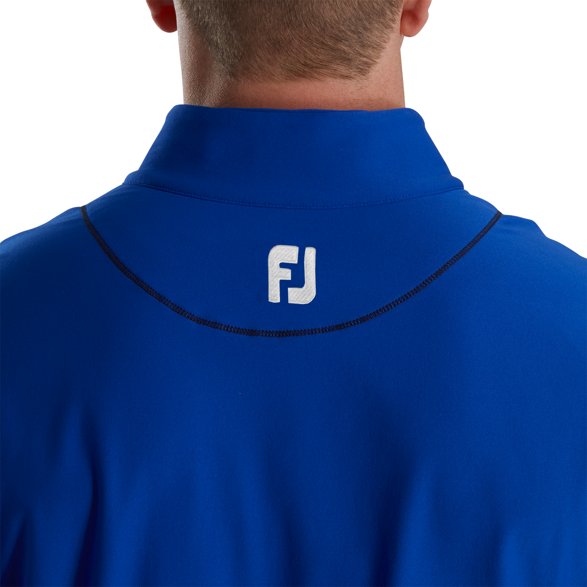 Quarter-Zip Brushed Back Vest - FJ Tour Logo-Previous Season Style