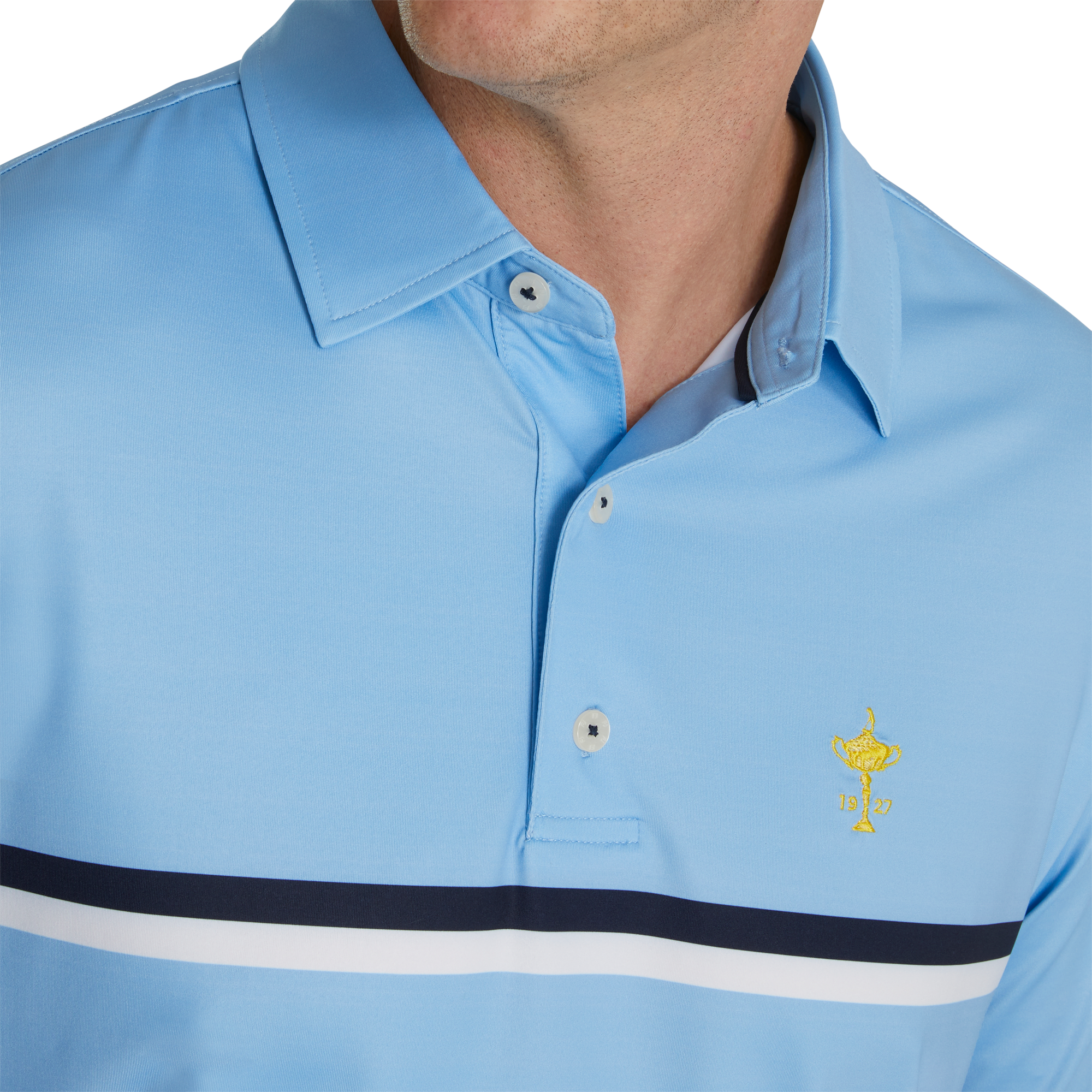 1927 Trophy Double Chest Stripe Self Collar-Previous Season Style