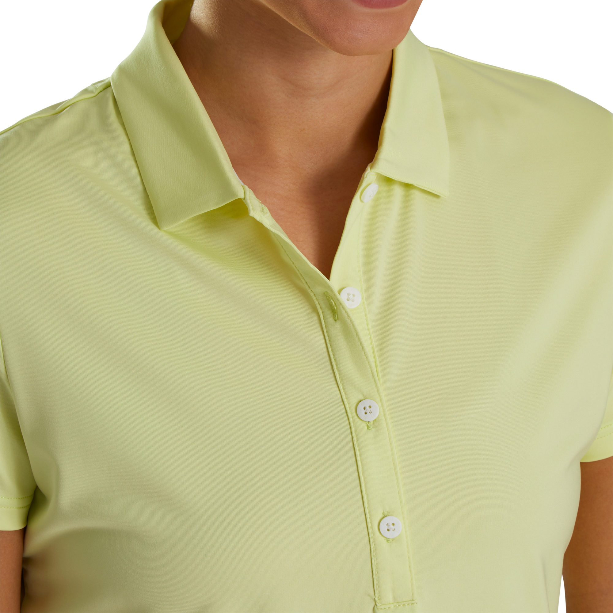 Solid Lisle Self Collar Women-Previous Season Style