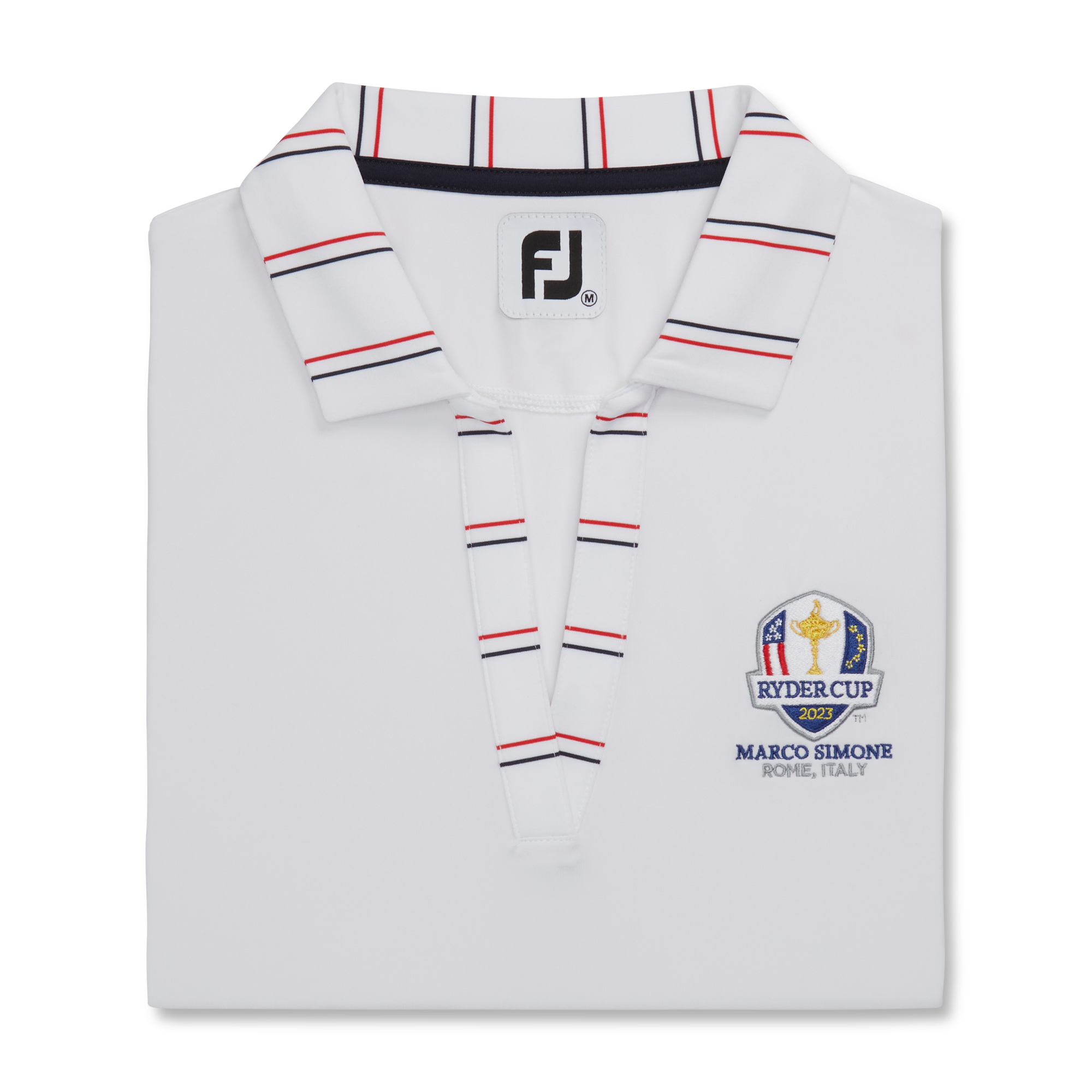 Ryder Cup Stripe Trim Cap Sleeve Women-Previous Season Style