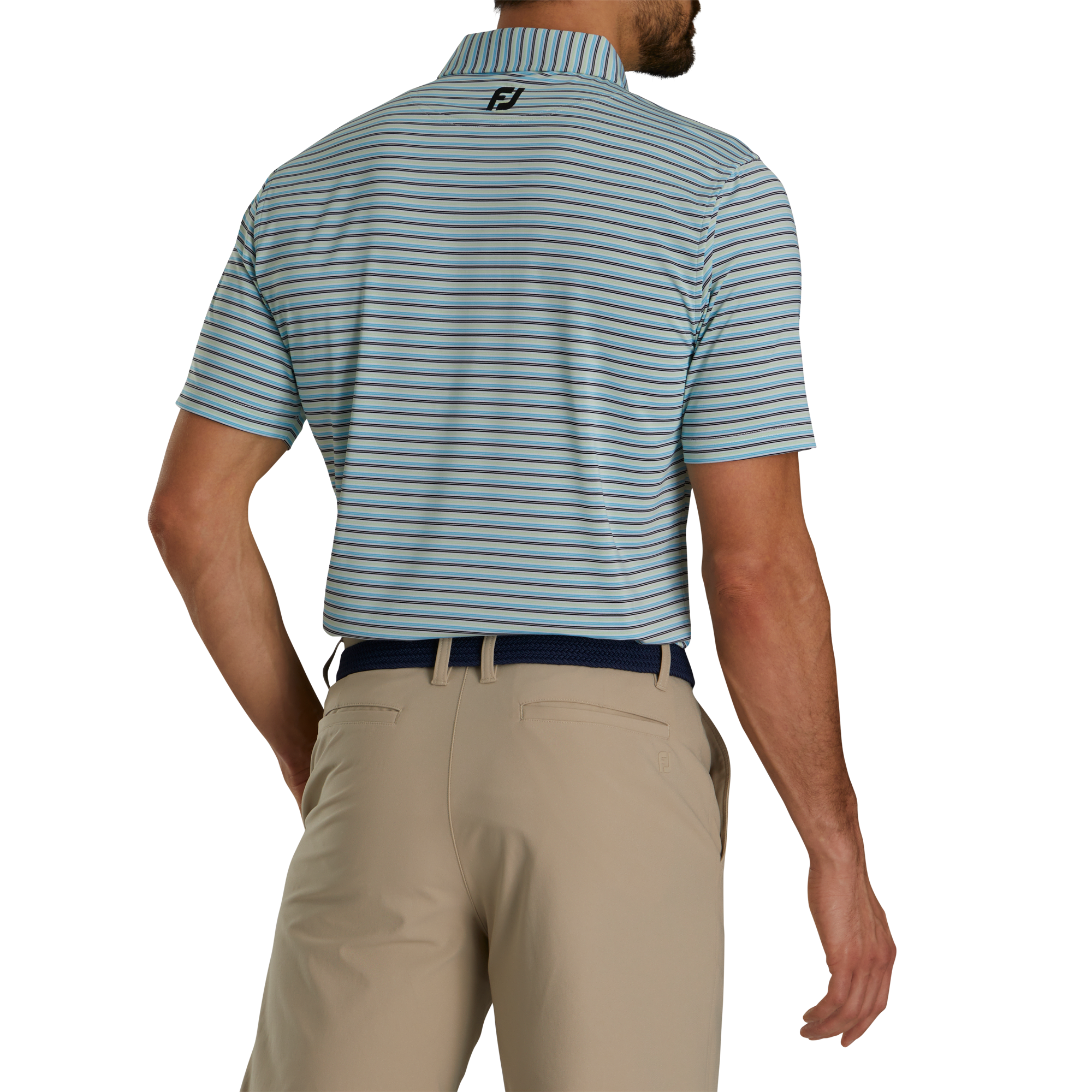 Multi-Pinstripe Lisle Self Collar-Previous Season Style