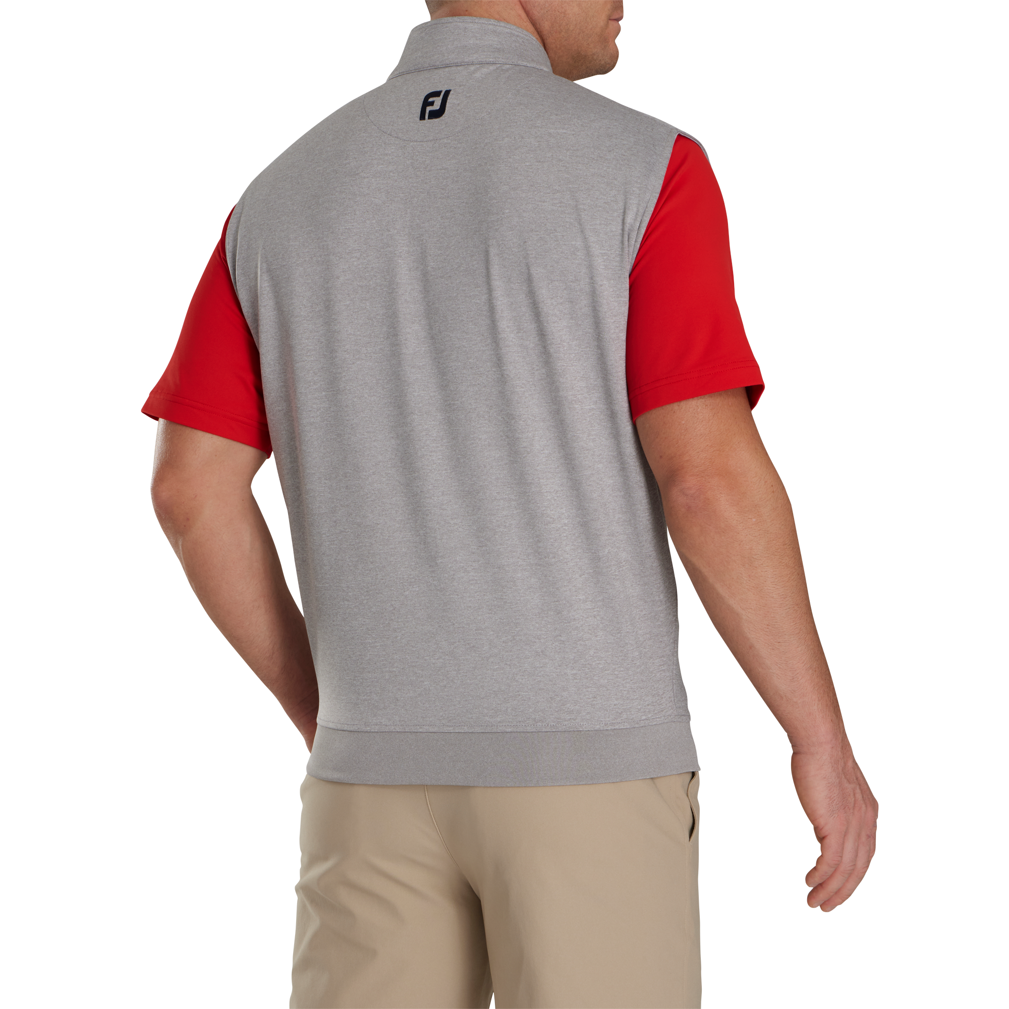 Half-Zip Jersey Vest - FJ Tour Collar