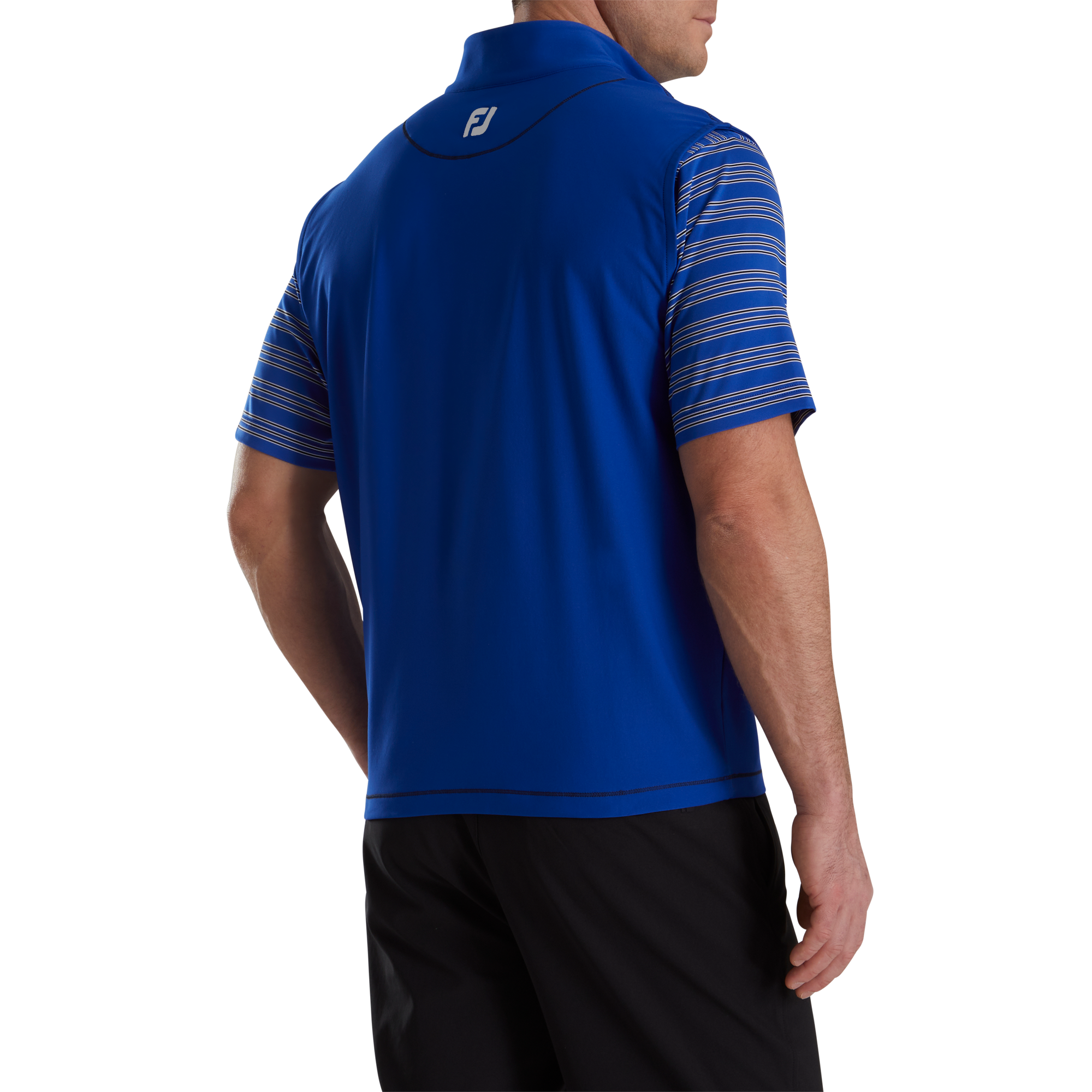 Quarter-Zip Brushed Back Vest - FJ Tour Logo-Previous Season Style