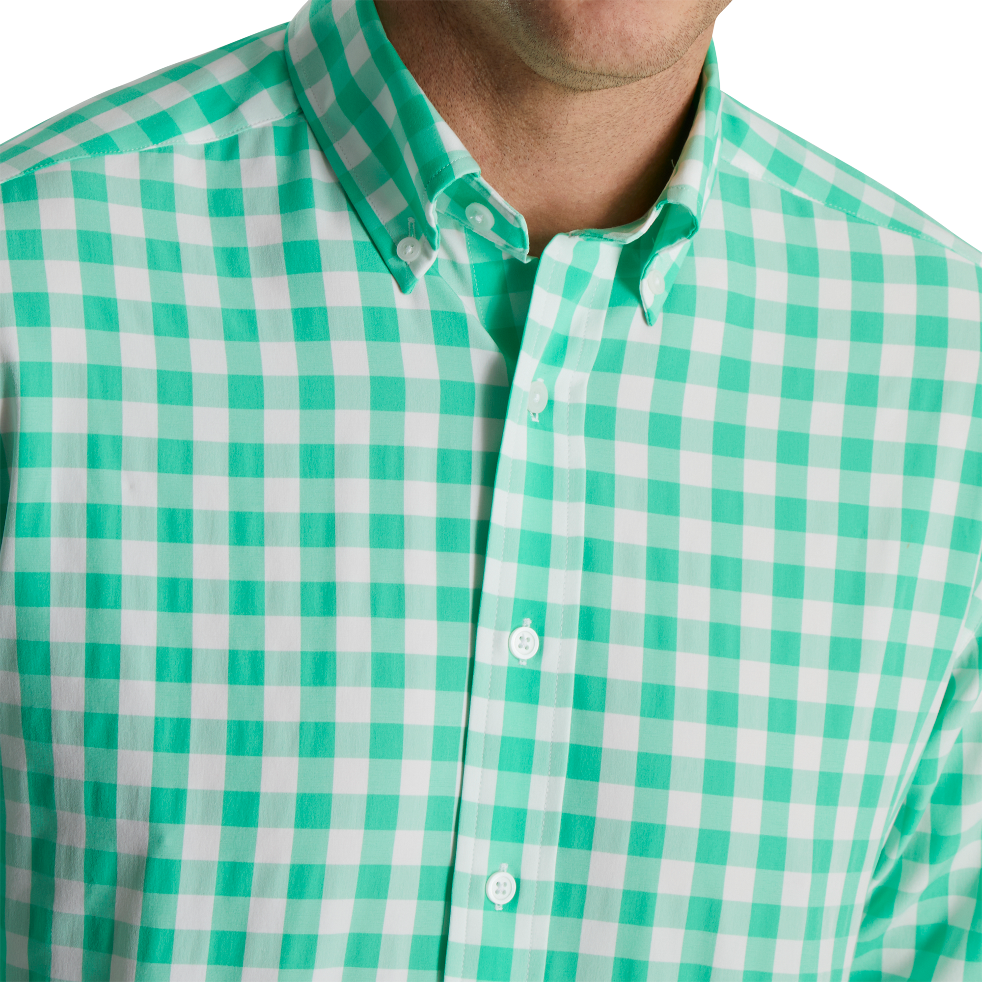 Stretch Woven Gingham-Previous Season Style