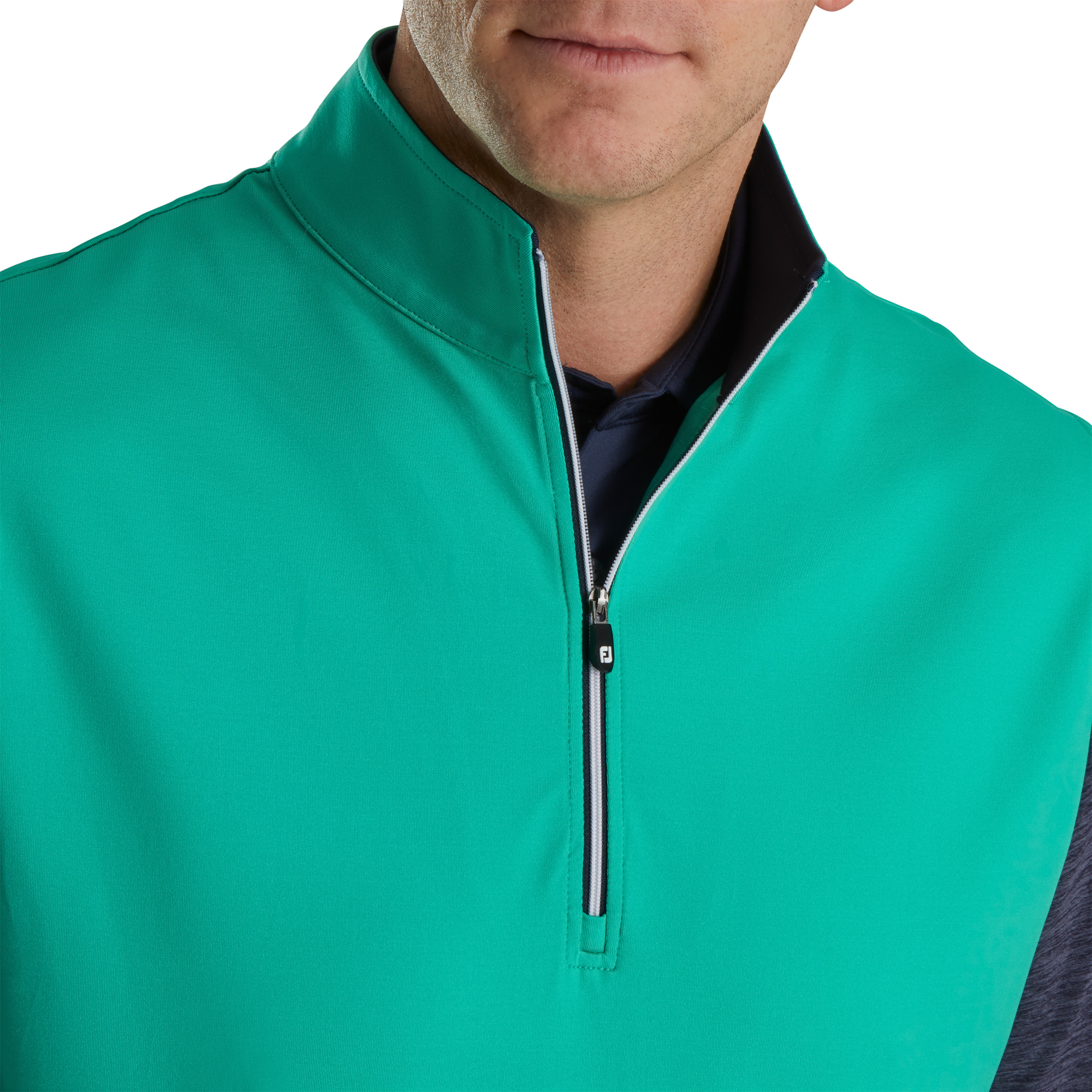 Half-Zip Jersey Vest-Previous Season Style