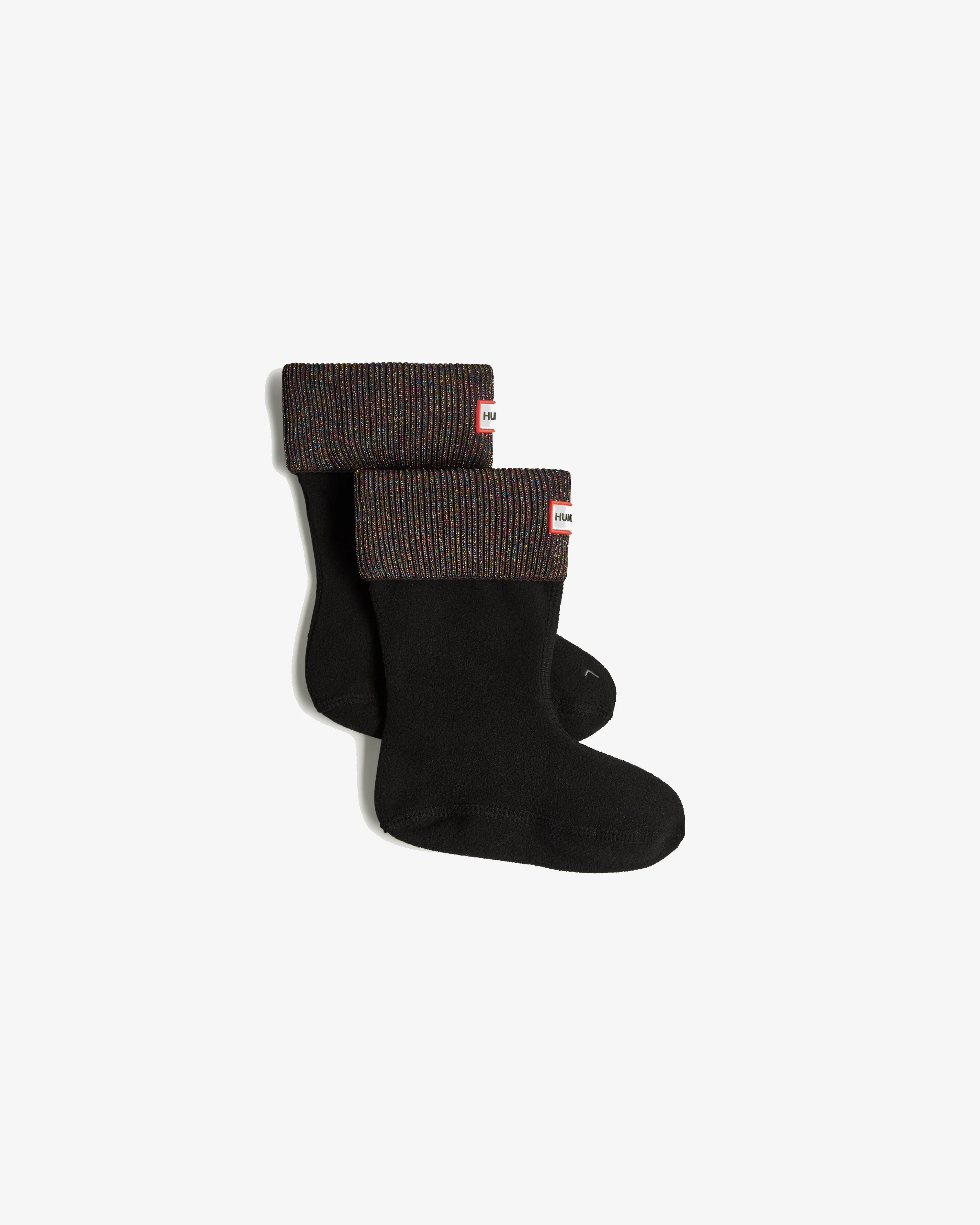 Kids Glitter Lurex Boot Socks