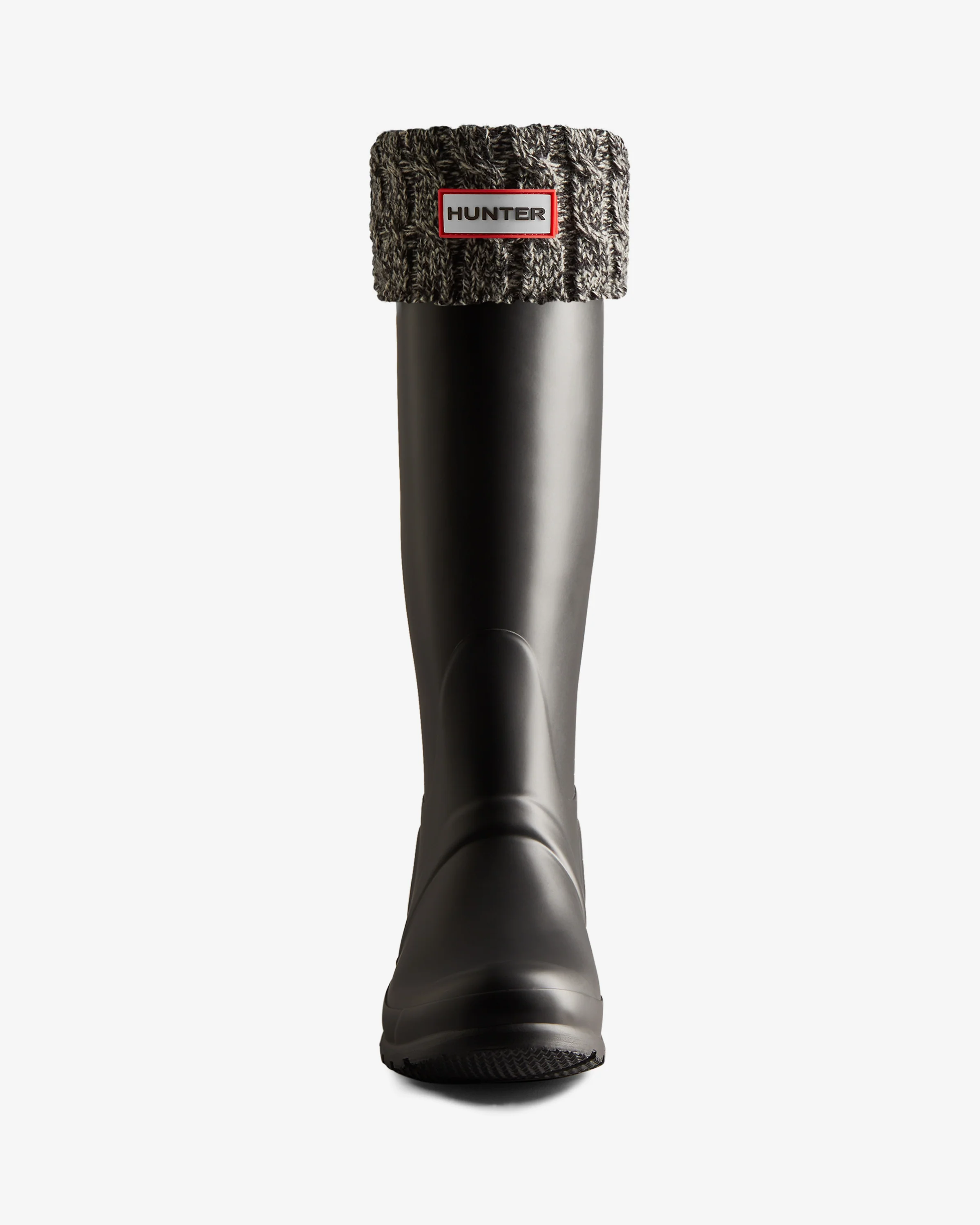 Recycled 6 Stitch Cable Cuff Tall Boot Socks