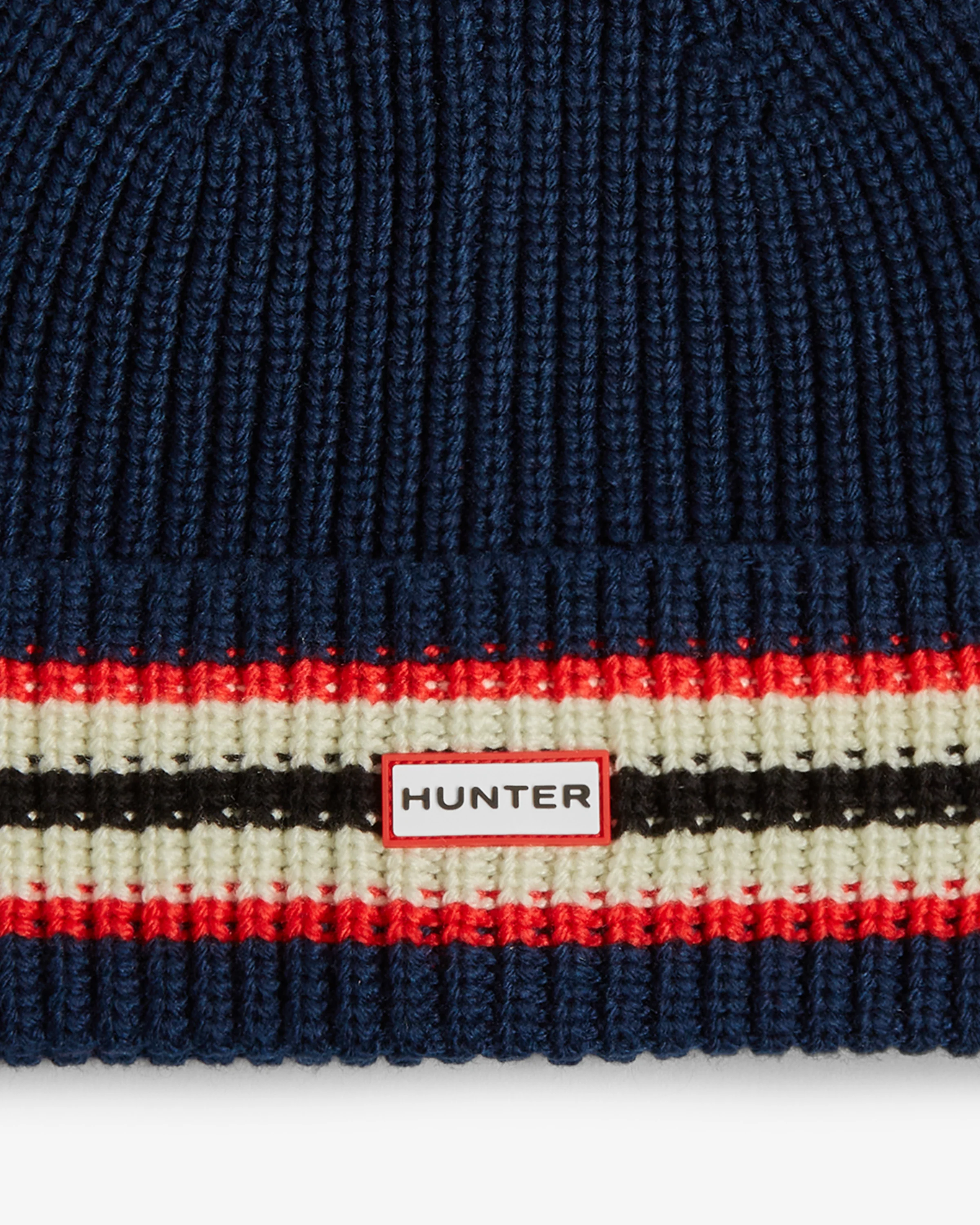 Branded Stripe Cuff Beanie