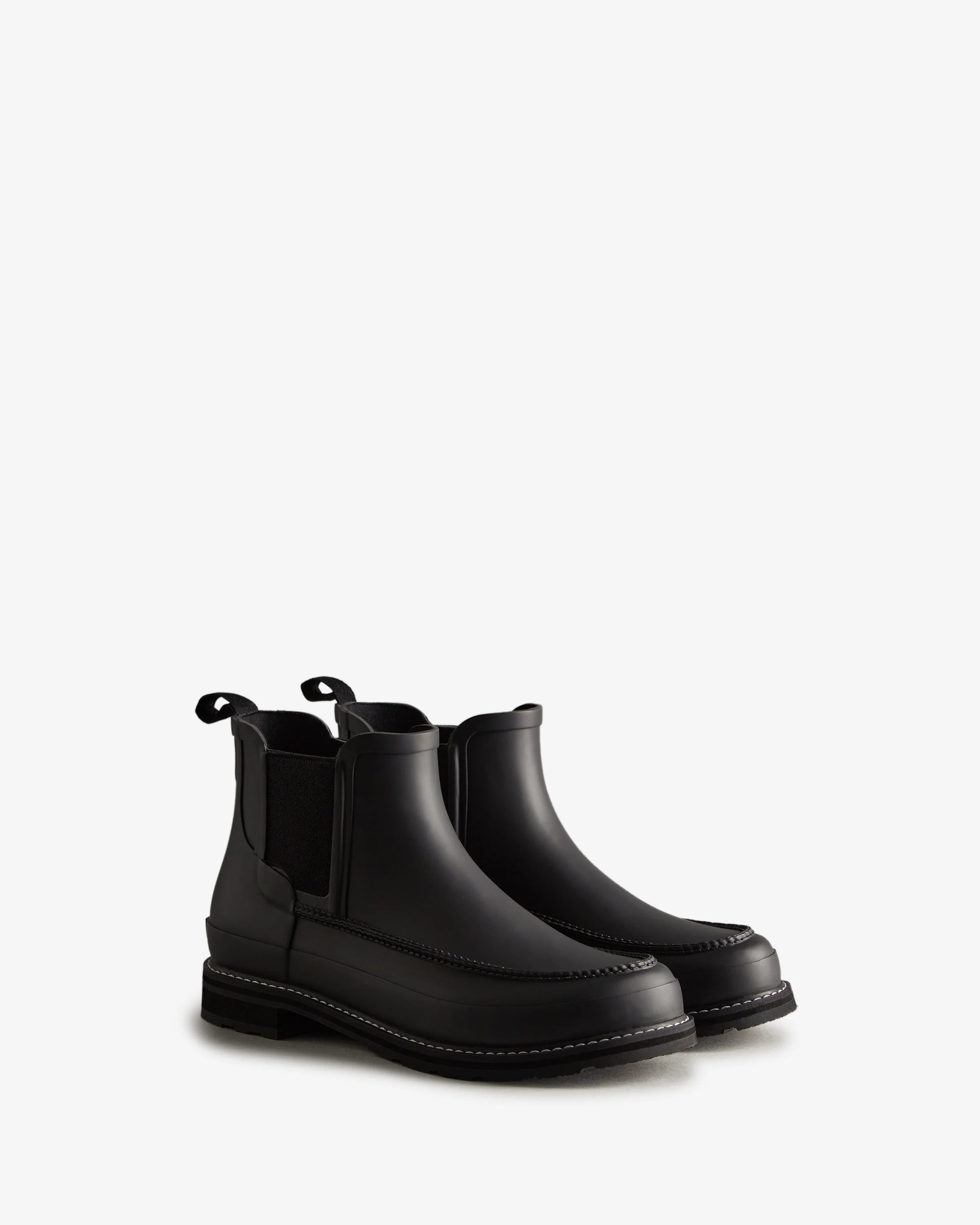Mens Refined Chelsea Moc Toe Boots