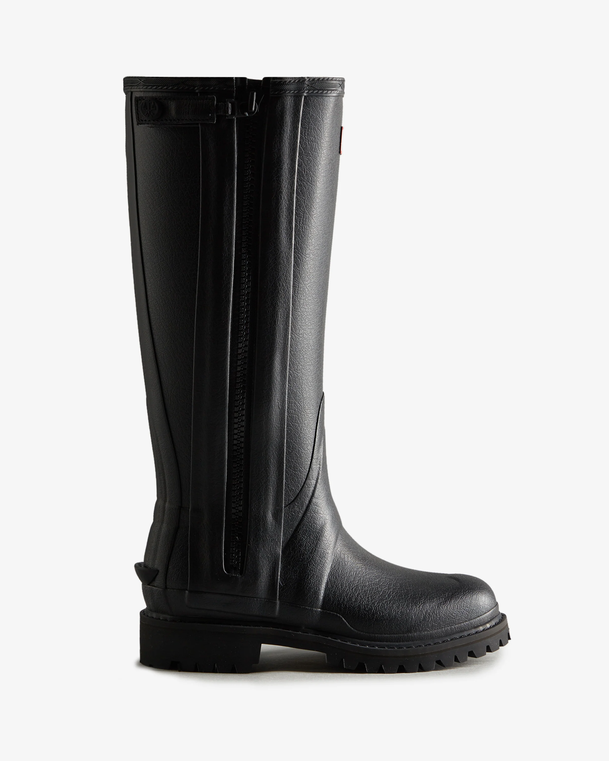 Women's Balmoral Commando Rubber Zip Tall Wellington Boots