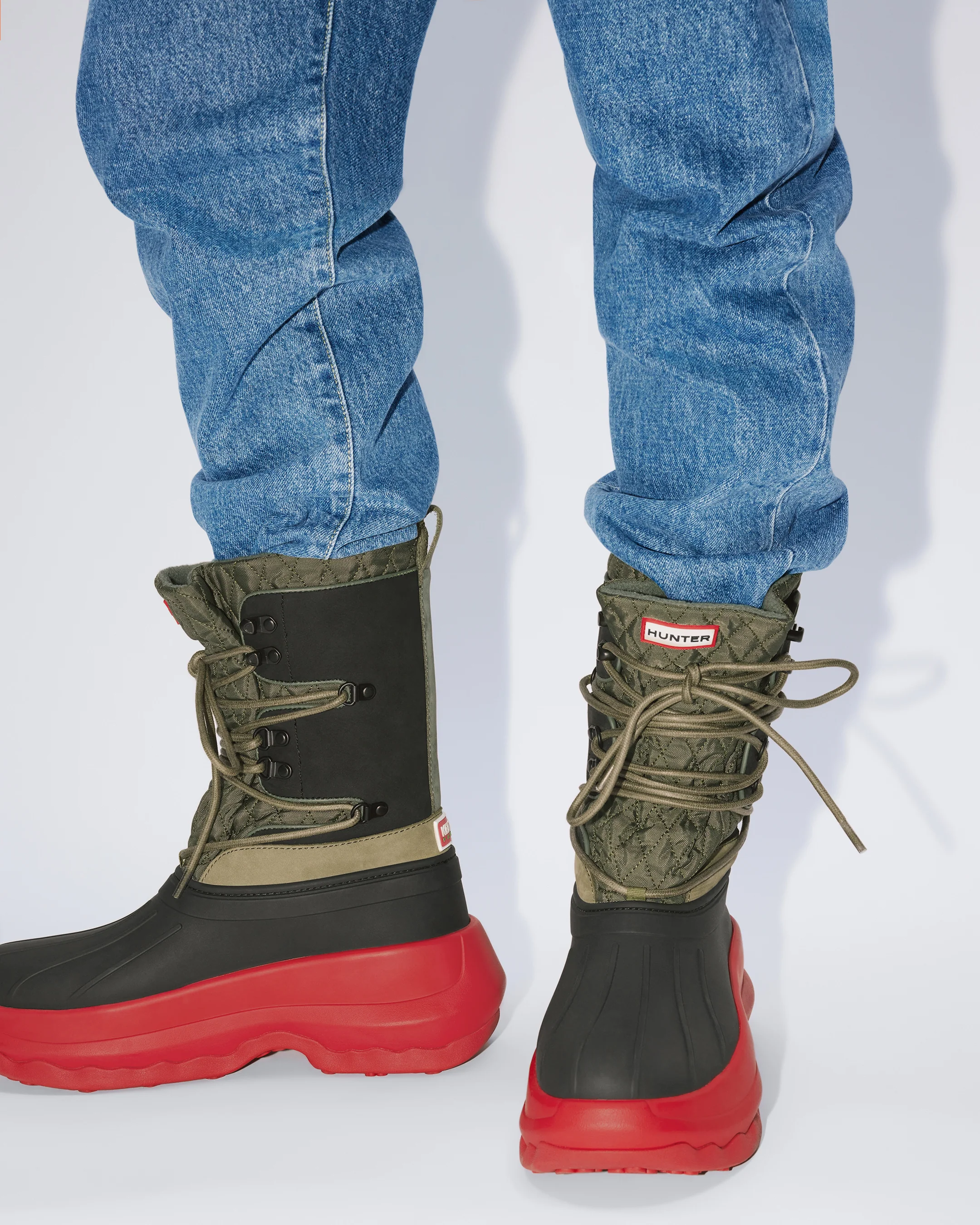 Hunter X Kenzo Mens High Duck Boots