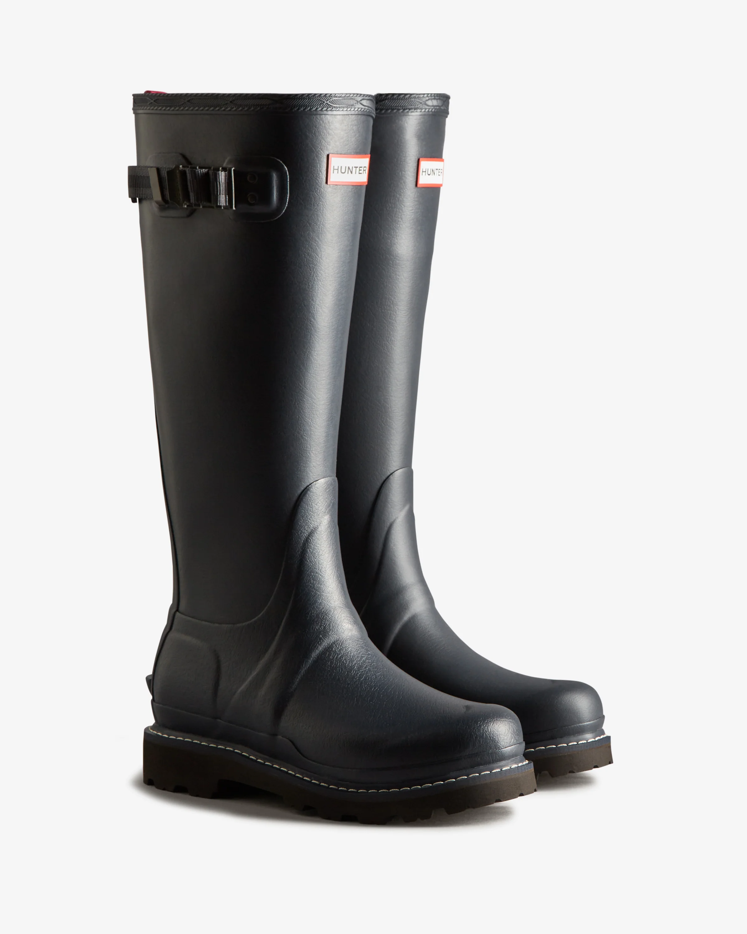 Women's Balmoral Commando Sole Wellington Boots